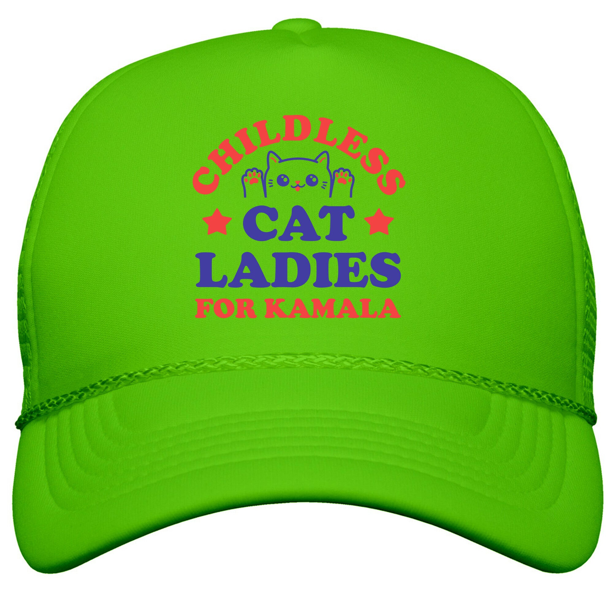 Childless Cat Ladies for Kamala Snapback Trucker Hat